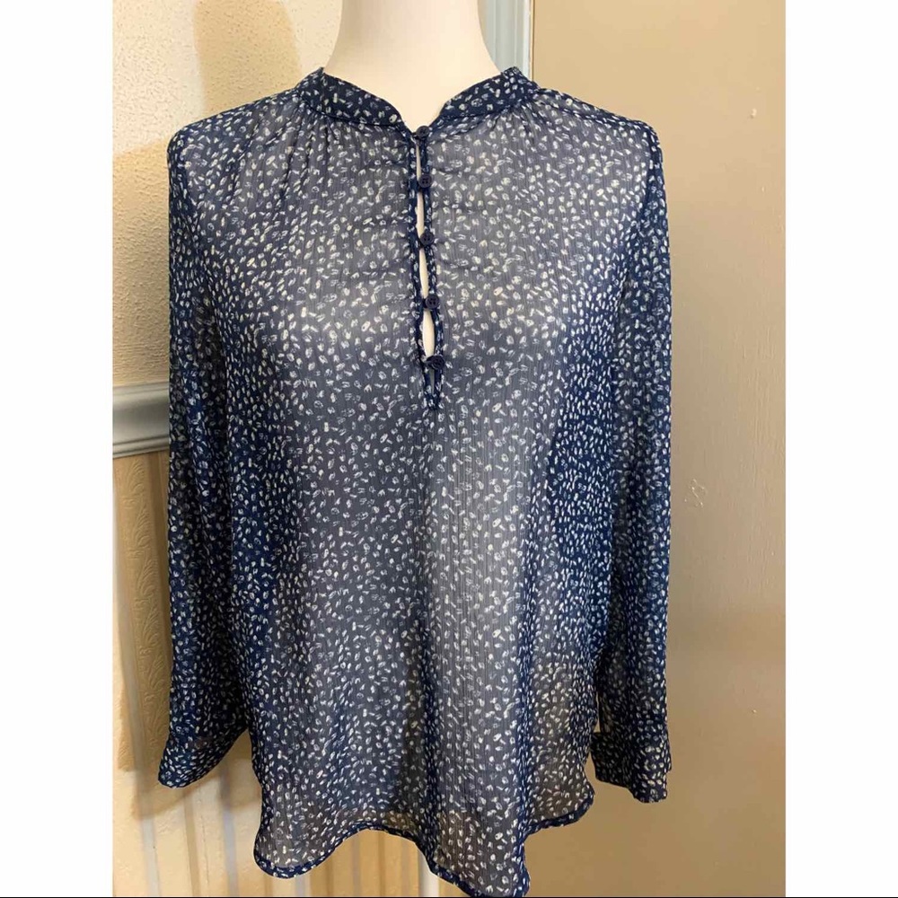 Wet Seal Sheer Blouse Small